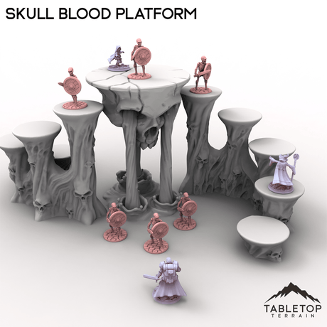 Tabletop Terrain Terrain Skull Blood Platform