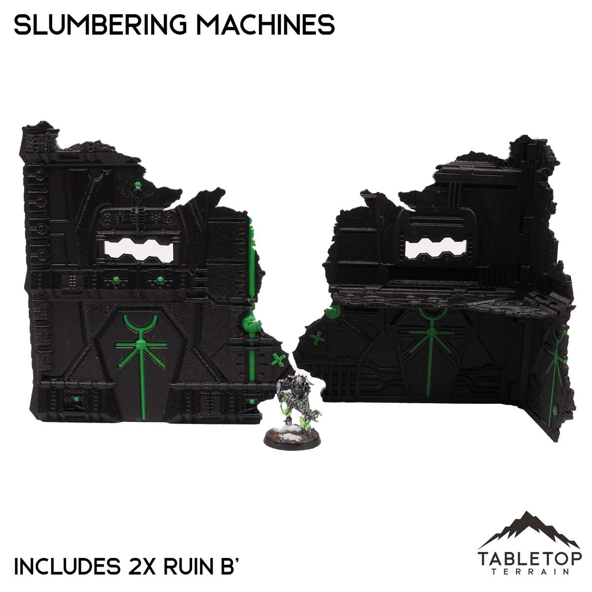 Tabletop Terrain Terrain Slumbering Machines Foldable Multicolor 10e Tournament Terrain