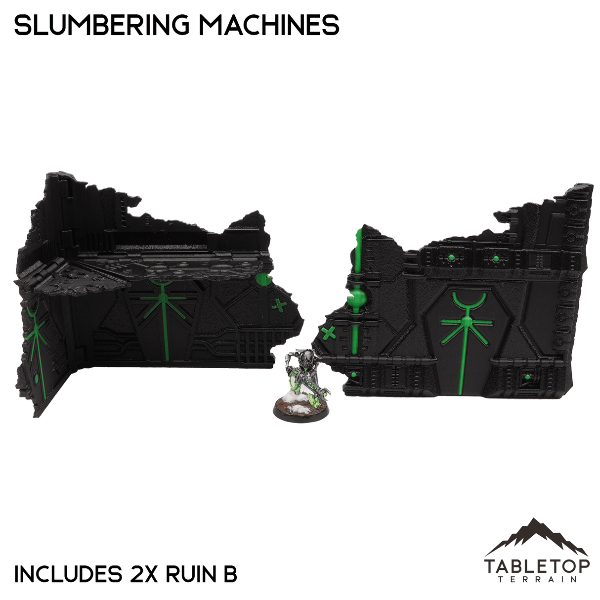 Tabletop Terrain Terrain Slumbering Machines Foldable Multicolor 10e Tournament Terrain