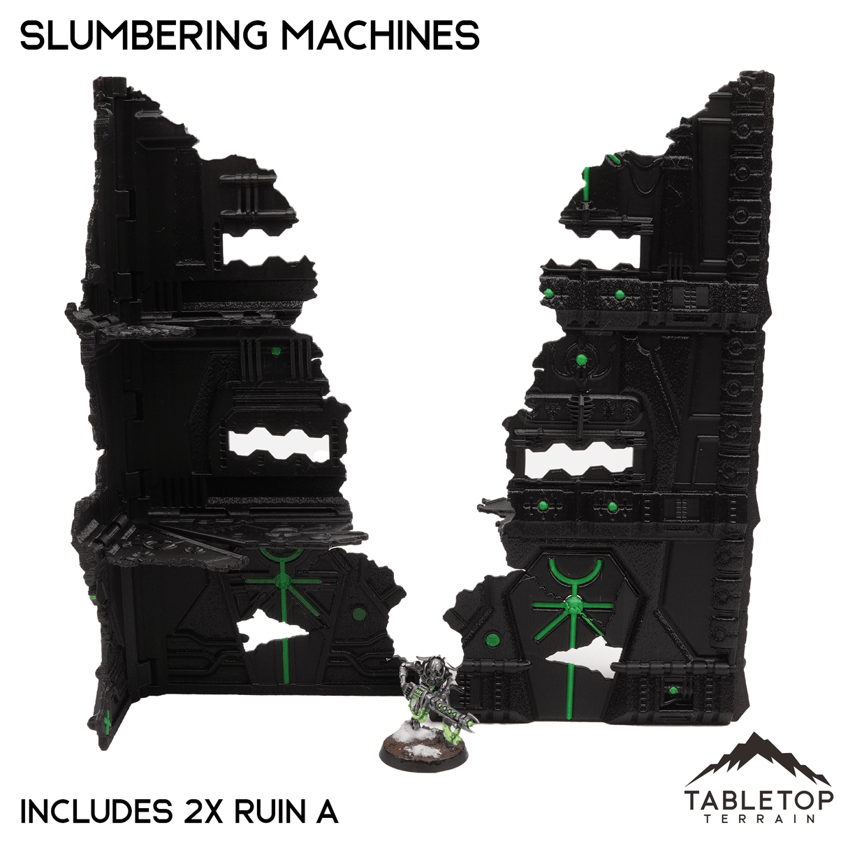 Tabletop Terrain Terrain Slumbering Machines Foldable Multicolor 10e Tournament Terrain