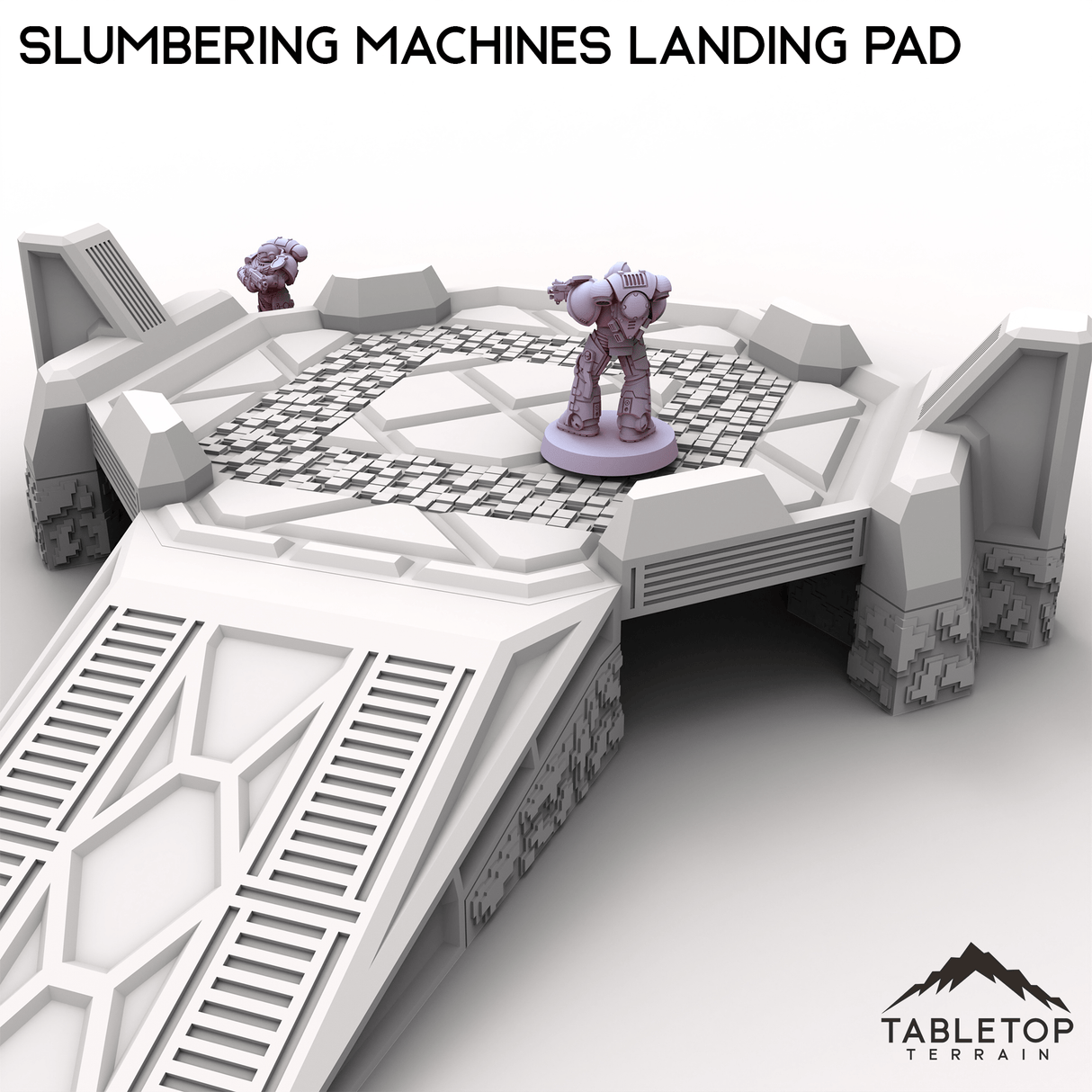 Tabletop Terrain Terrain Slumbering Machines Landing Pad