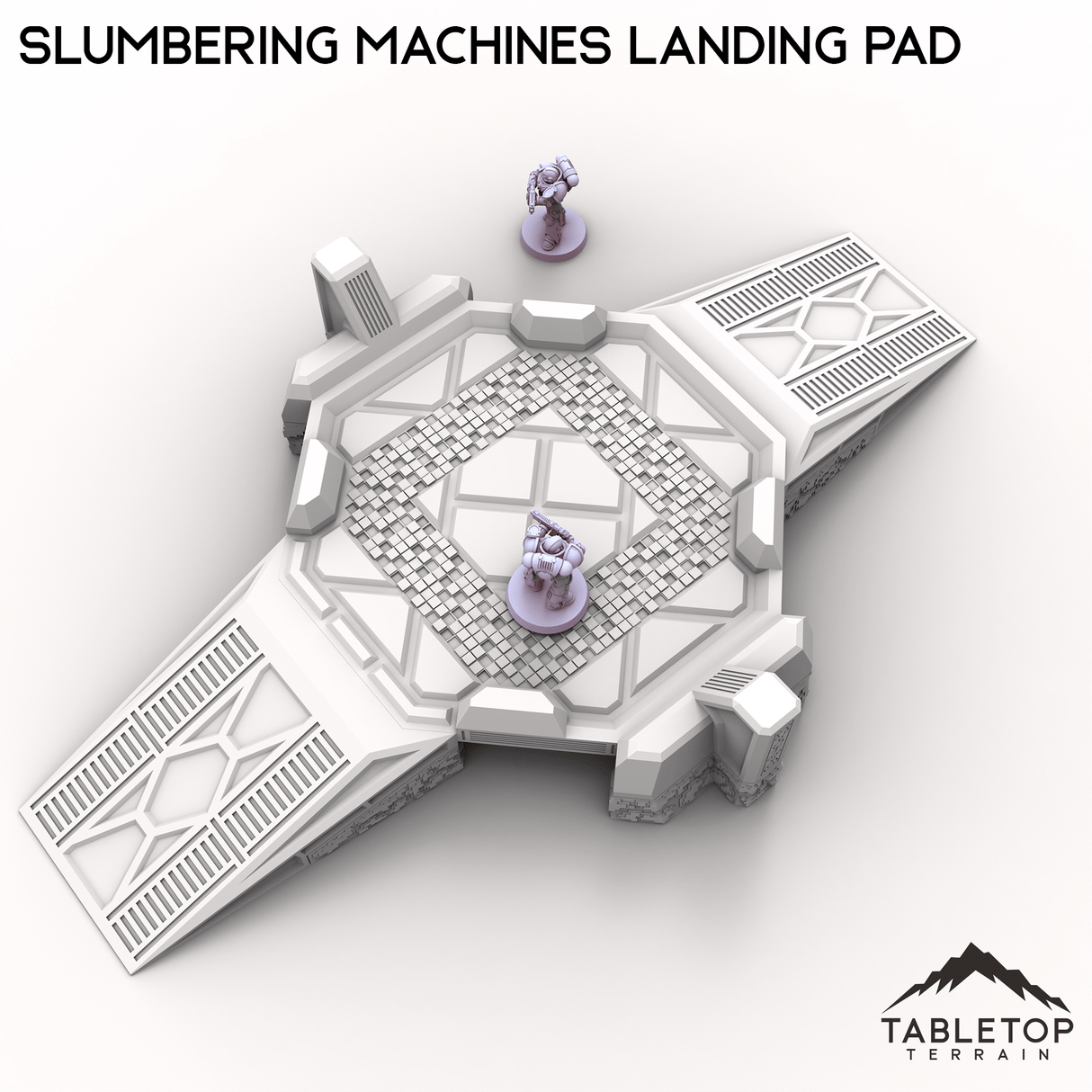 Tabletop Terrain Terrain Slumbering Machines Landing Pad