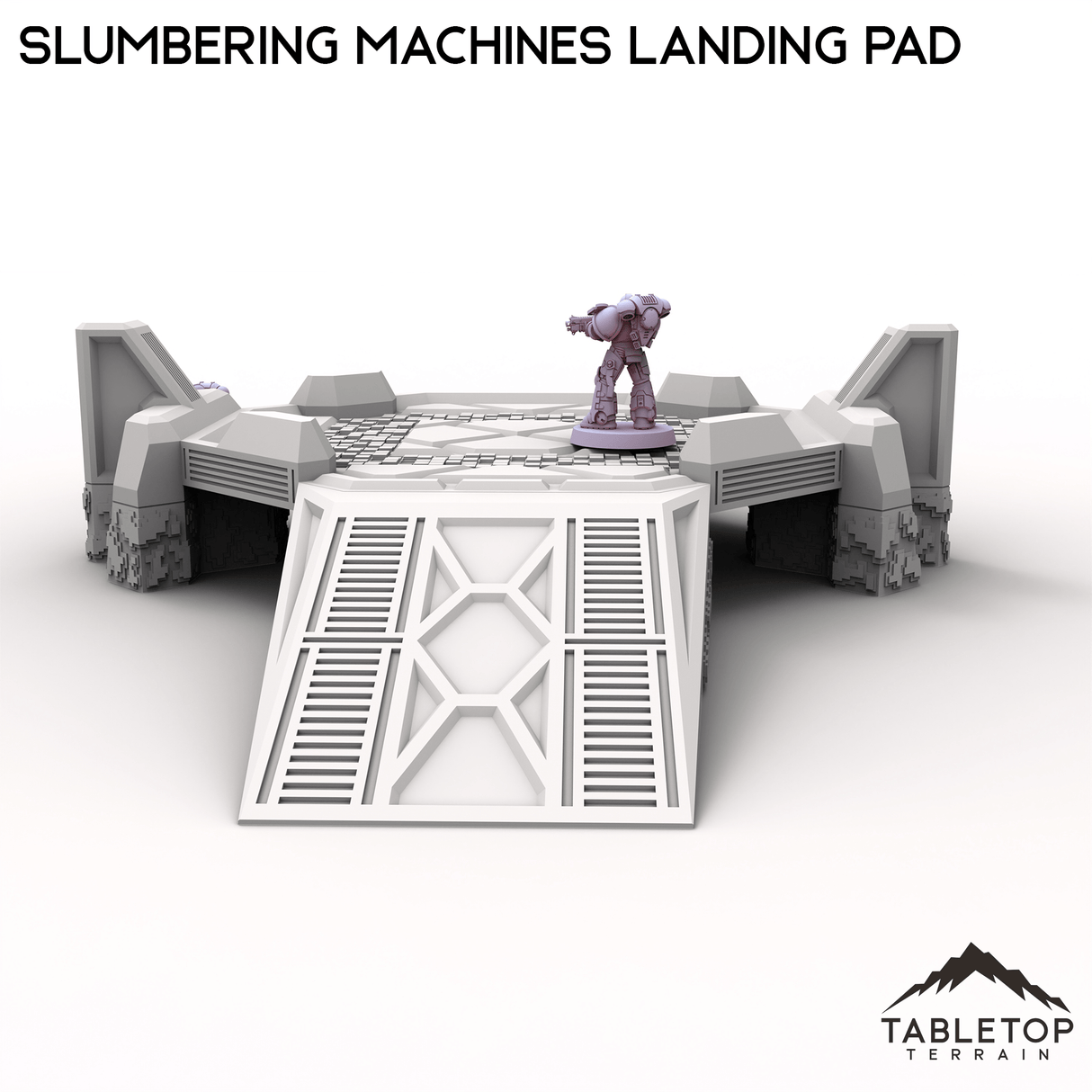 Tabletop Terrain Terrain Slumbering Machines Landing Pad