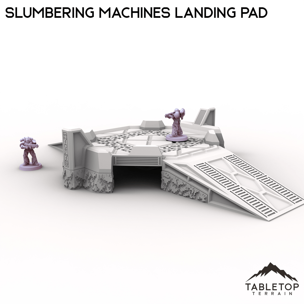 Tabletop Terrain Terrain Slumbering Machines Landing Pad
