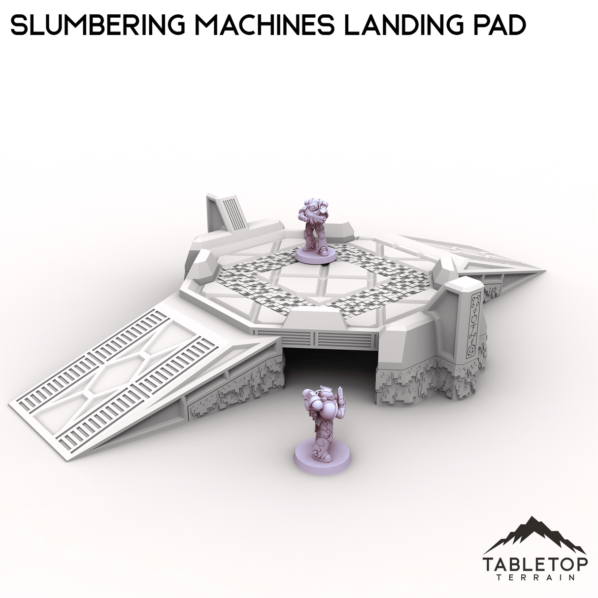 Tabletop Terrain Terrain Slumbering Machines Landing Pad