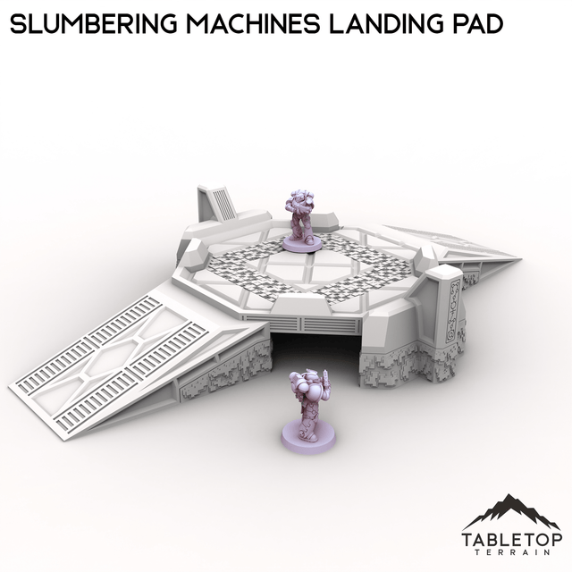 Tabletop Terrain Terrain Slumbering Machines Landing Pad