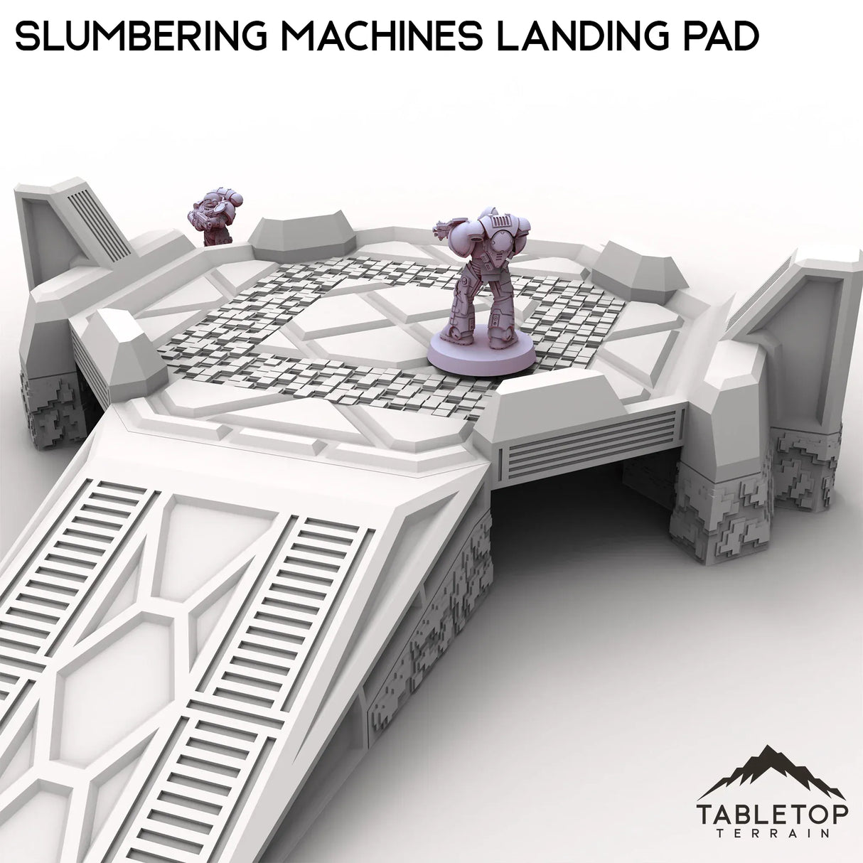 Tabletop Terrain Terrain Slumbering Machines Landing Pad
