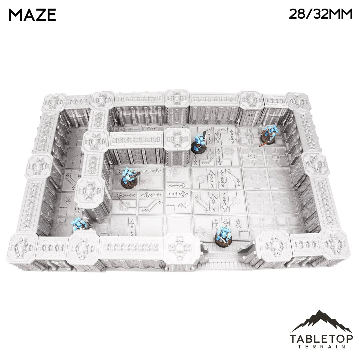 Tabletop Terrain Terrain Slumbering Machines Maze - Karnac, Subterranean Complex