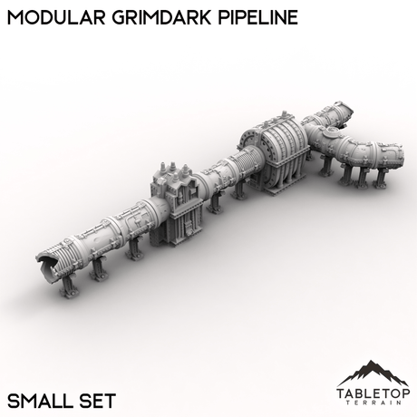 Tabletop Terrain Terrain Small / 32mm Modular Grimdark Pipeline