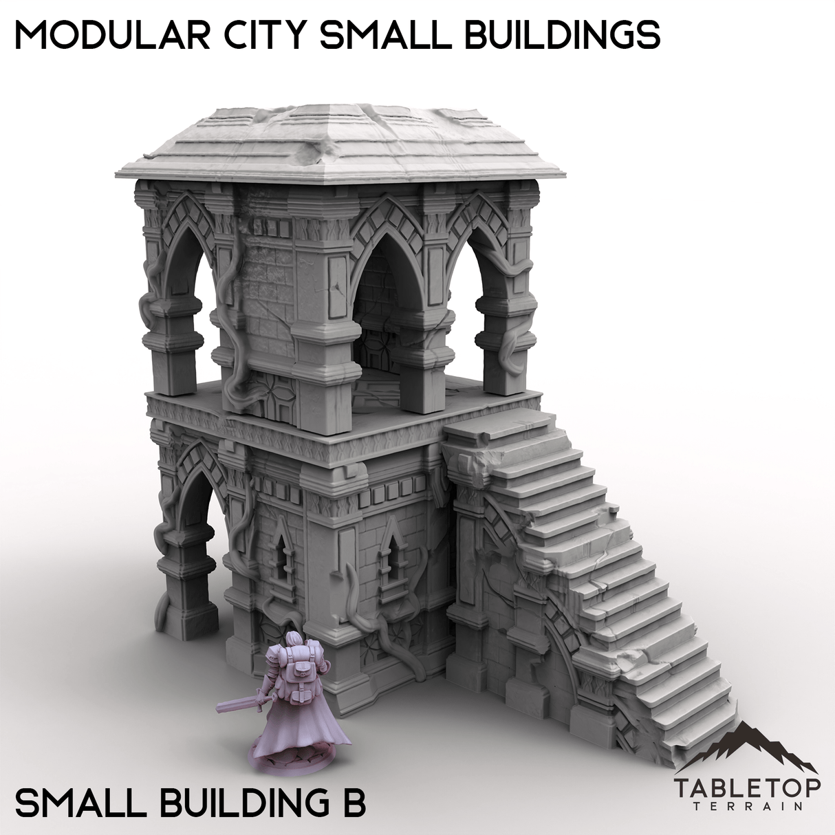 Tabletop Terrain Terrain Small Building B / 32mm Modular City Small Buildings