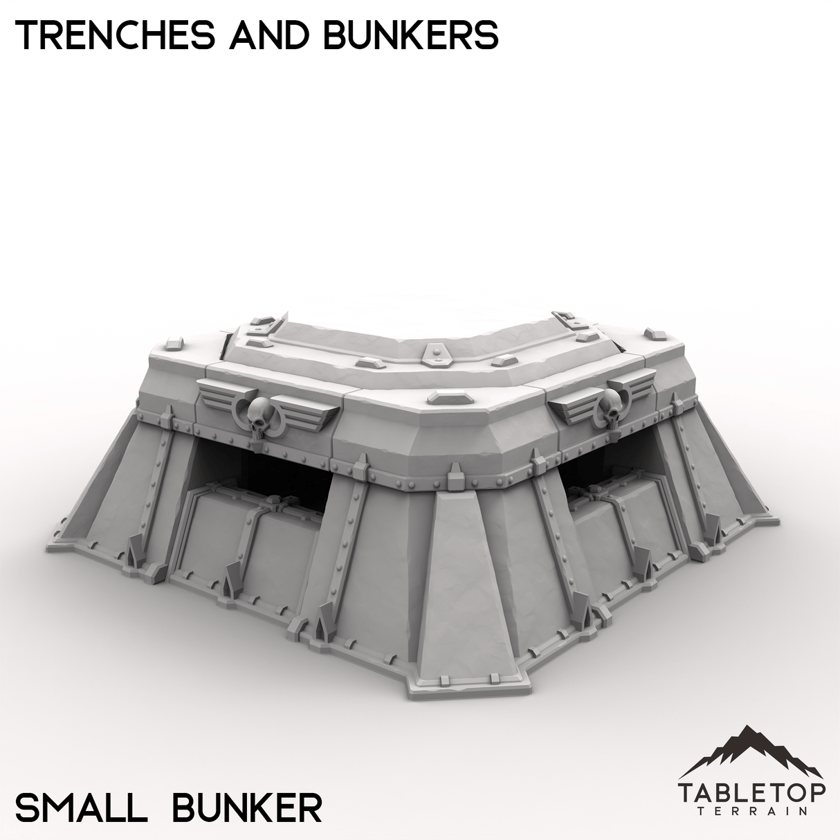 Tabletop Terrain Terrain Small Bunker / 32mm Trenches and Bunkers