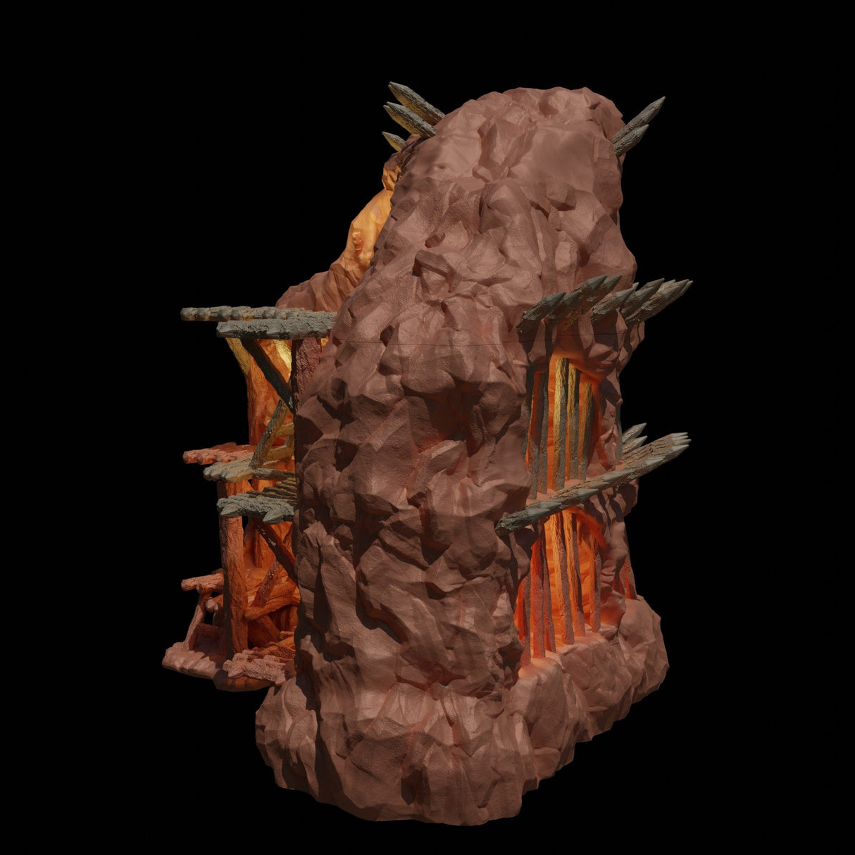 Tabletop Terrain Terrain Small Cliff Prison