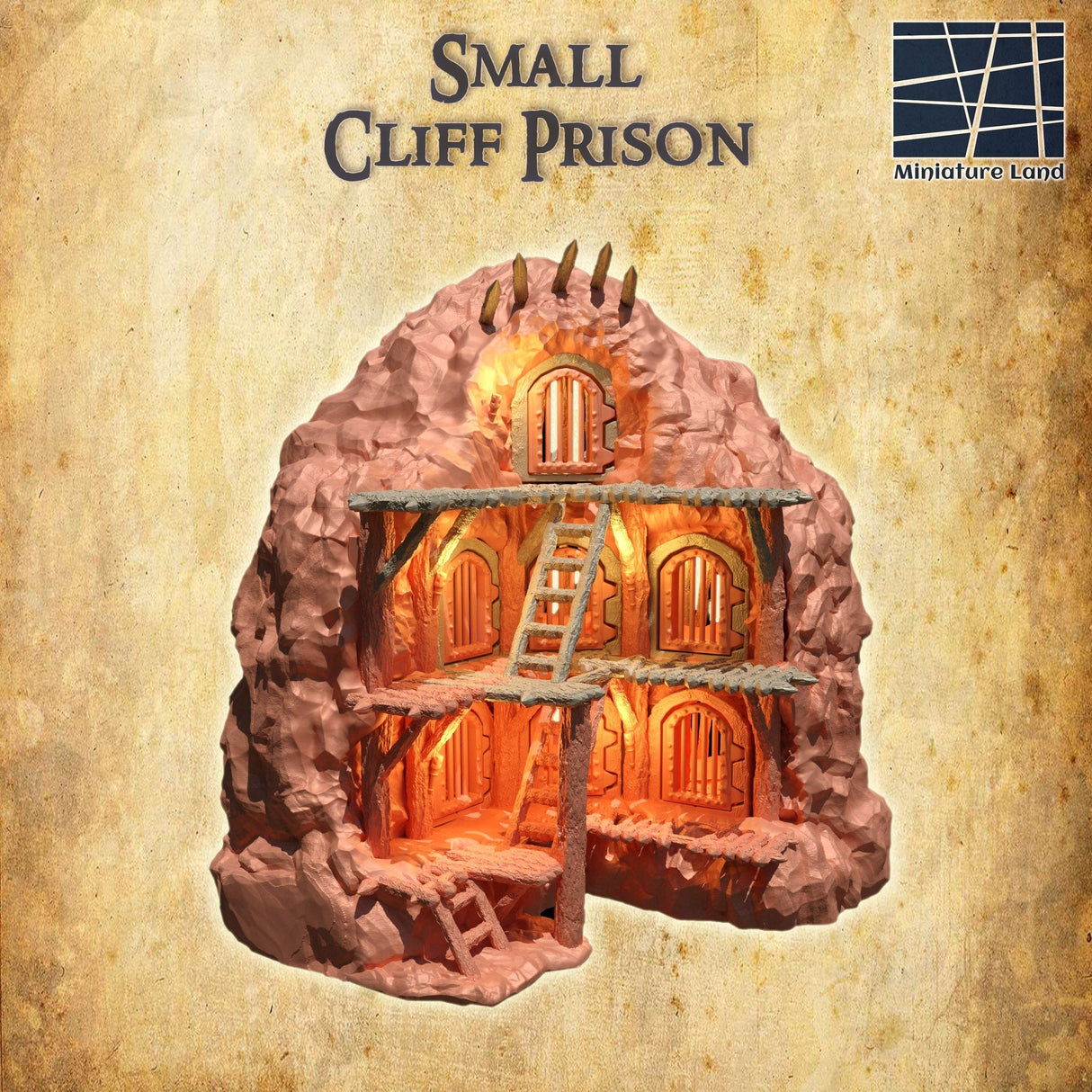 Tabletop Terrain Terrain Small Cliff Prison