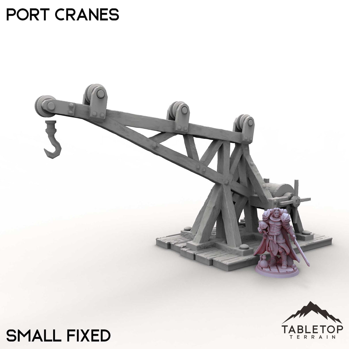 Tabletop Terrain Terrain Small Fixed / 32mm Port Cranes