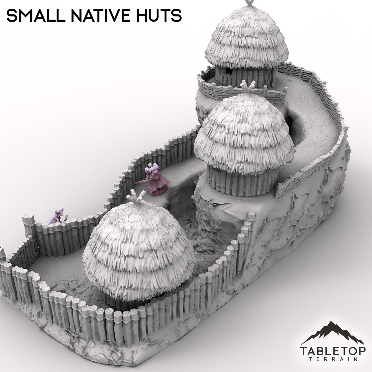 Tabletop Terrain Terrain Small Native Huts