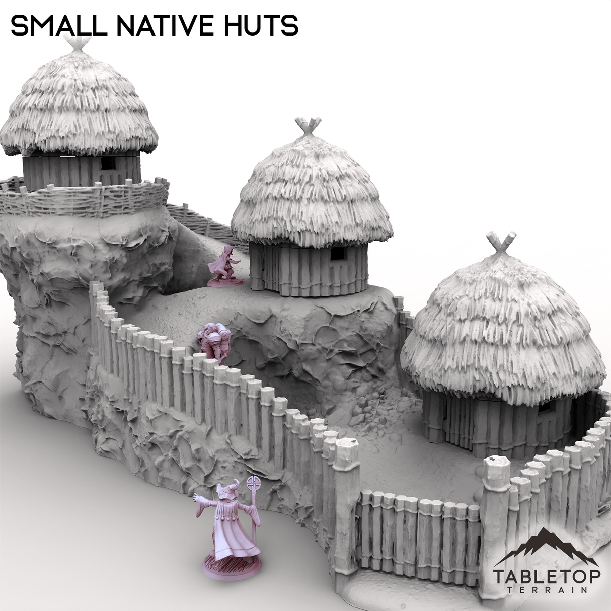 Tabletop Terrain Terrain Small Native Huts