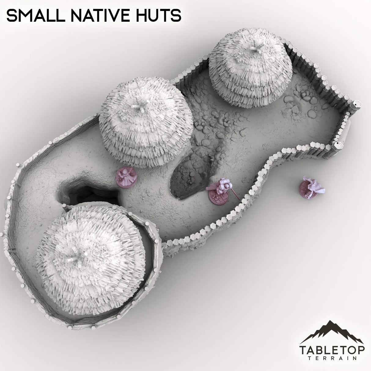 Tabletop Terrain Terrain Small Native Huts