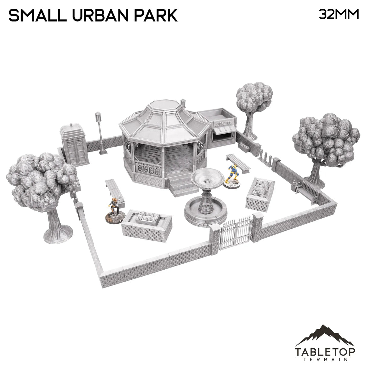 Tabletop Terrain Terrain Small Park - Marvel Crisis Protocol Terrain