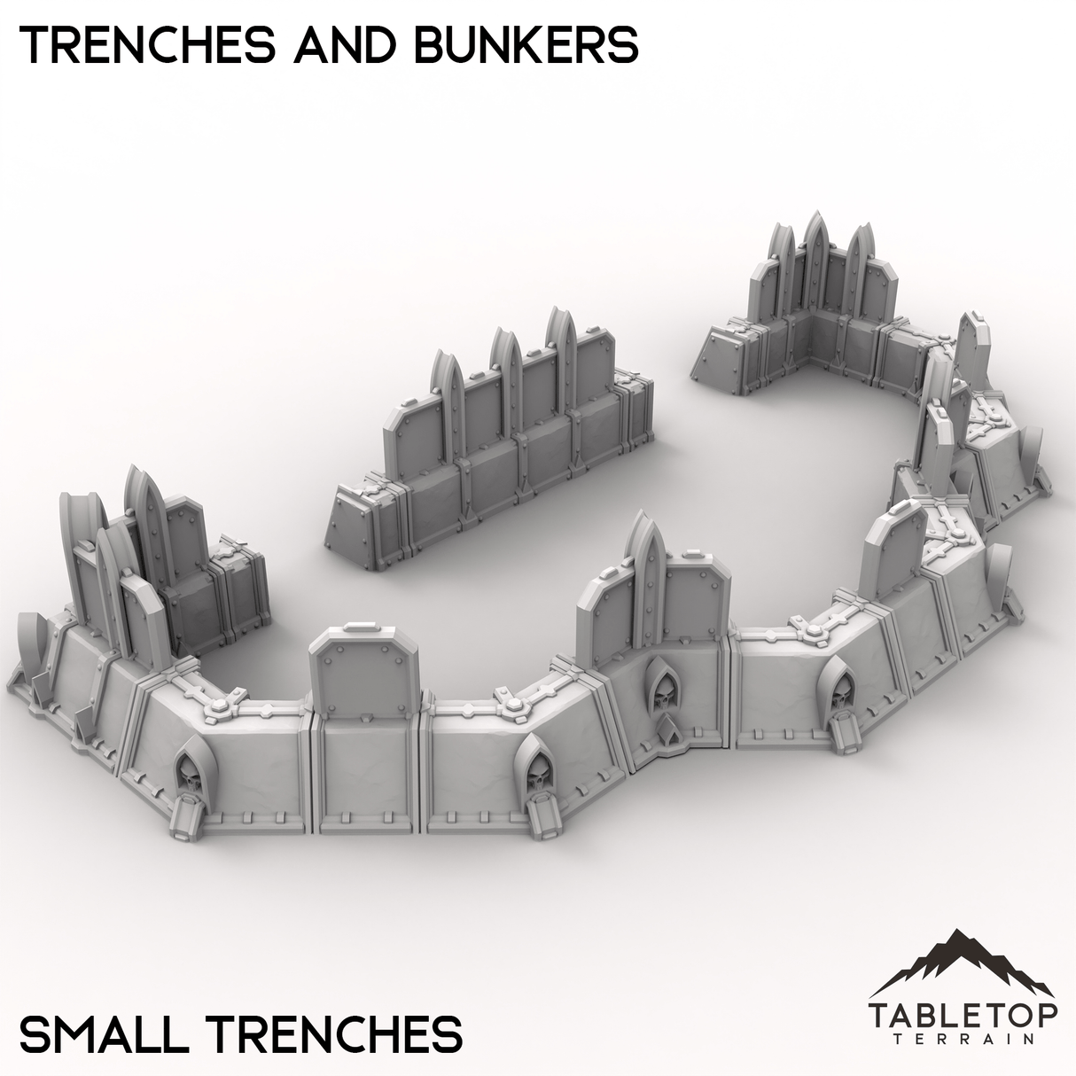 Tabletop Terrain Terrain Small Trench / 32mm Trenches and Bunkers