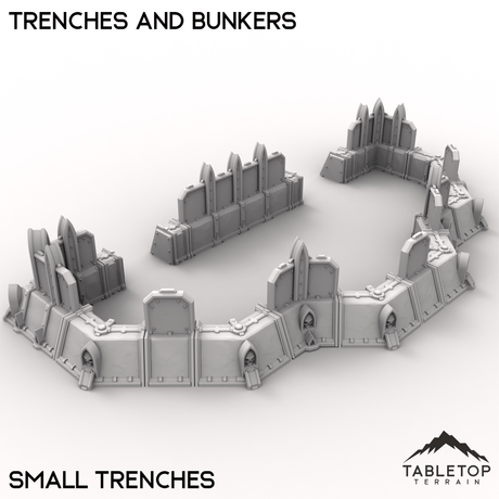 Tabletop Terrain Terrain Small Trench / 32mm Trenches and Bunkers