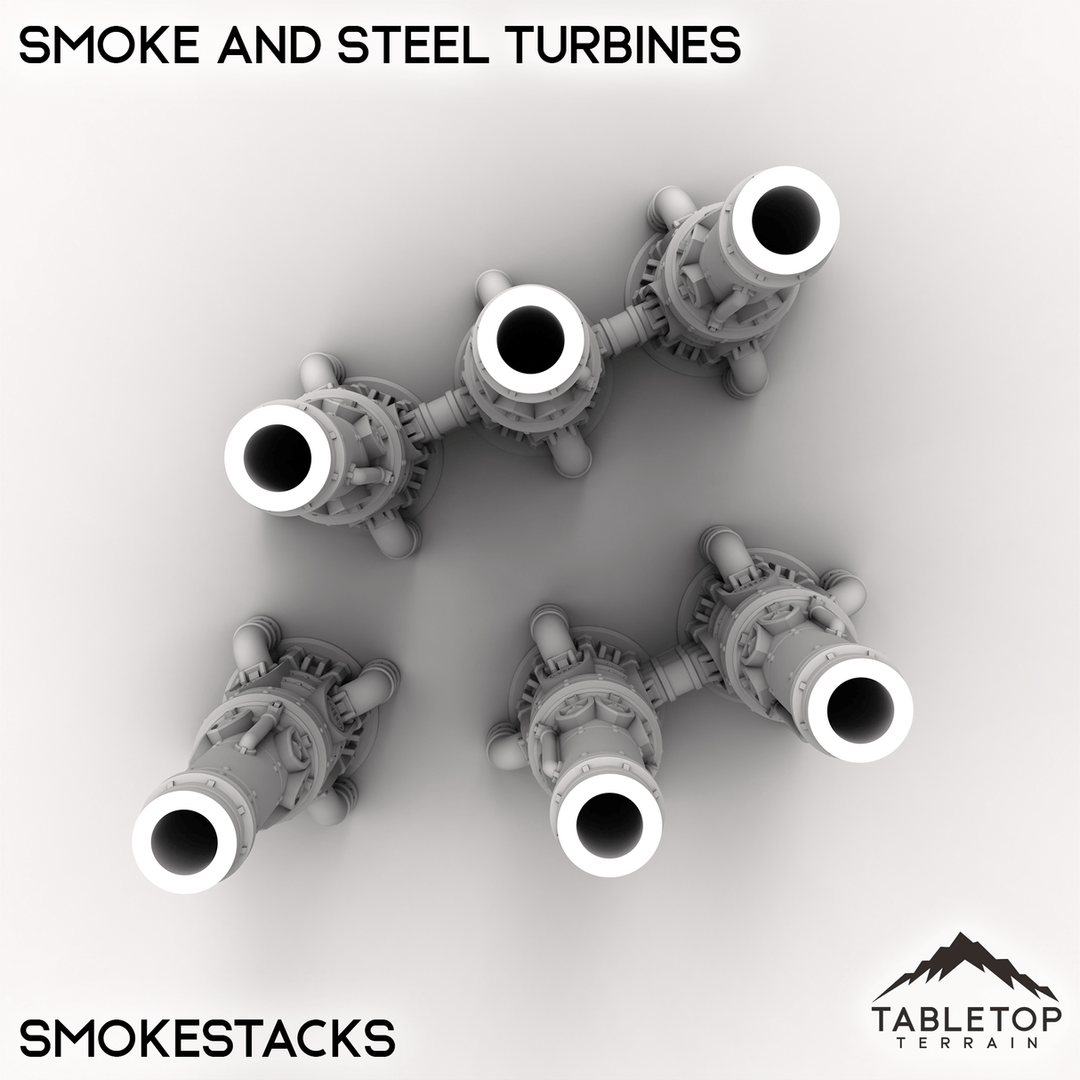 Tabletop Terrain Terrain Smoke and Steel Turbines