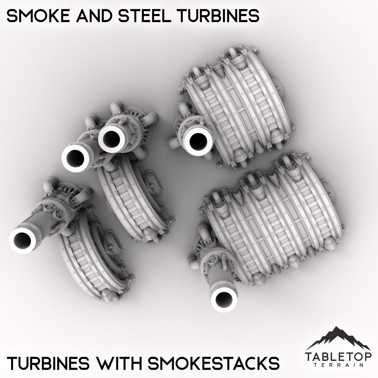 Tabletop Terrain Terrain Smoke and Steel Turbines