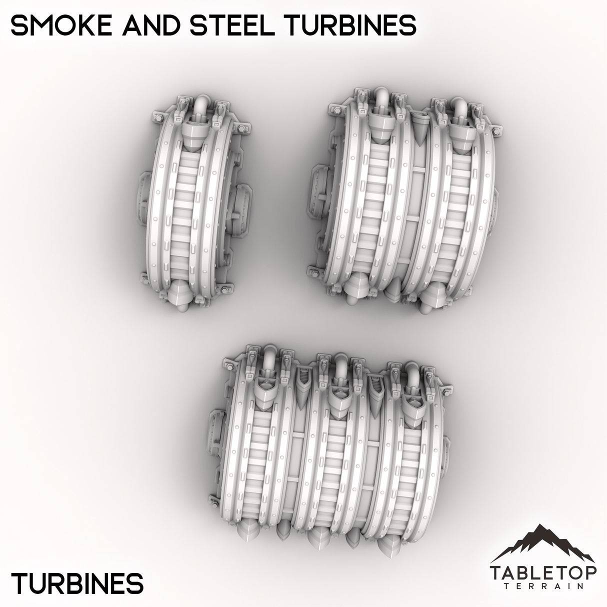 Tabletop Terrain Terrain Smoke and Steel Turbines