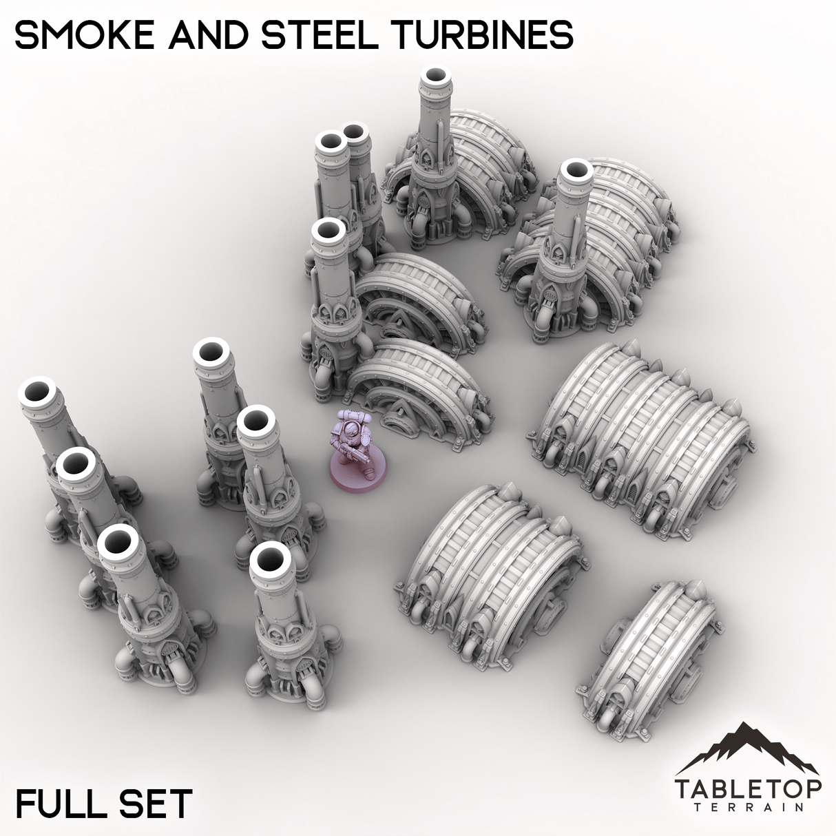 Tabletop Terrain Terrain Smoke and Steel Turbines