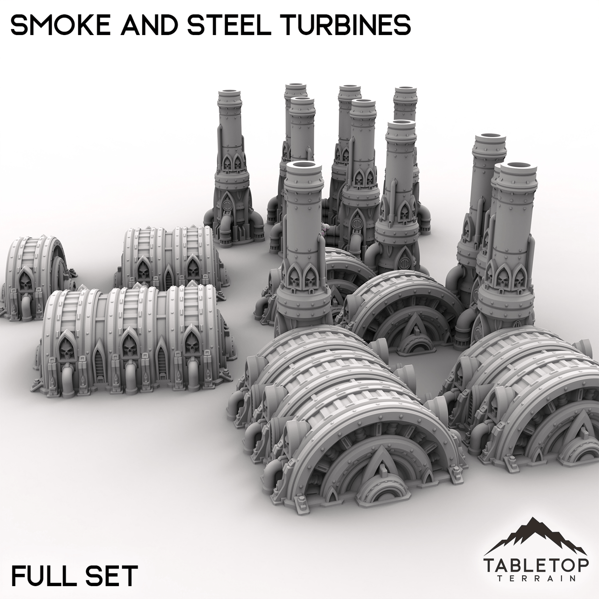 Tabletop Terrain Terrain Smoke and Steel Turbines