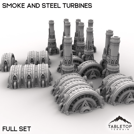 Tabletop Terrain Terrain Smoke and Steel Turbines