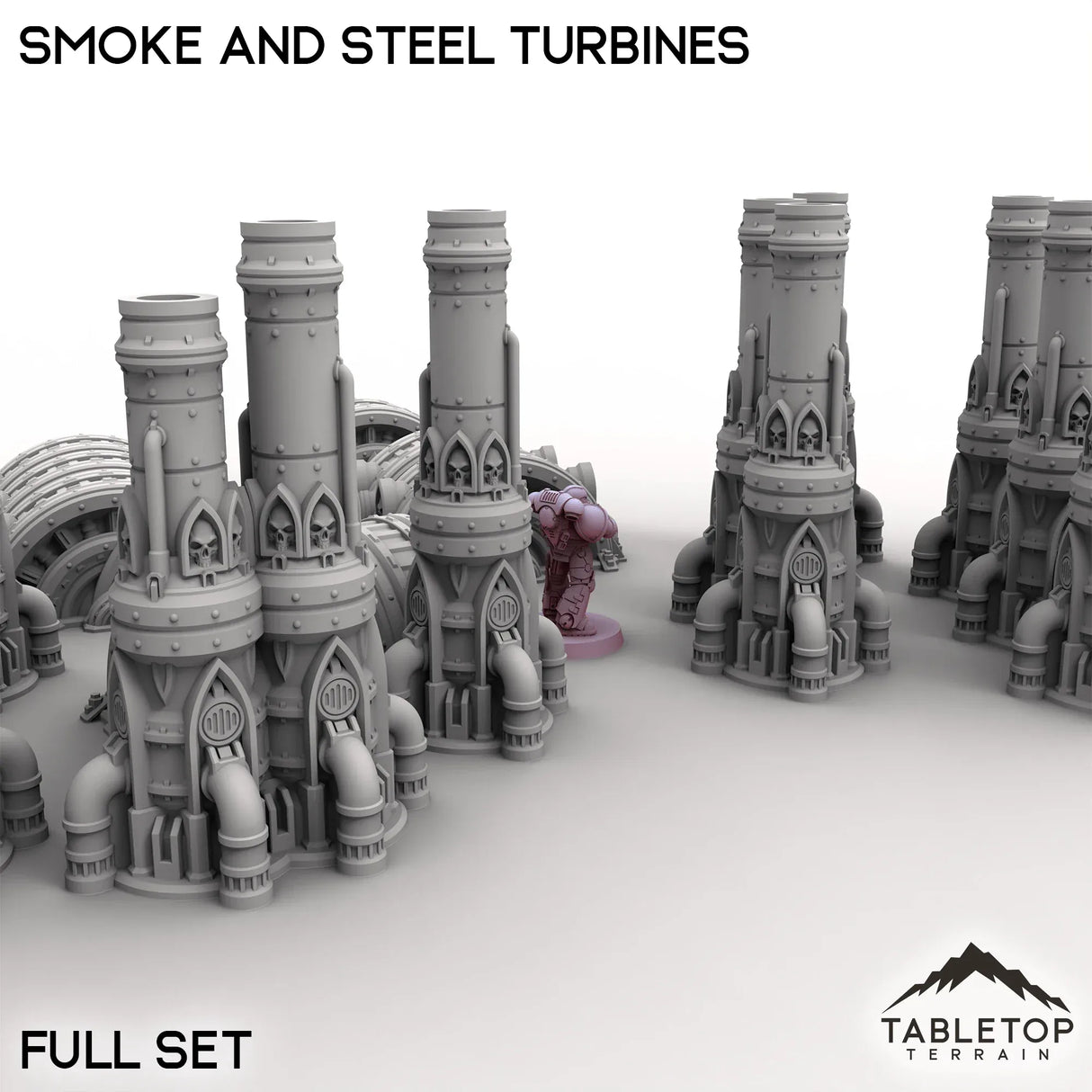 Tabletop Terrain Terrain Smoke and Steel Turbines