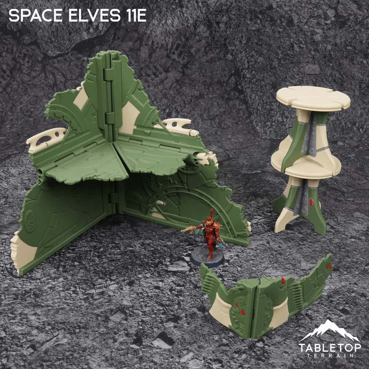 Tabletop Terrain Terrain Space Elves 11e Foldable Tournament Terrain