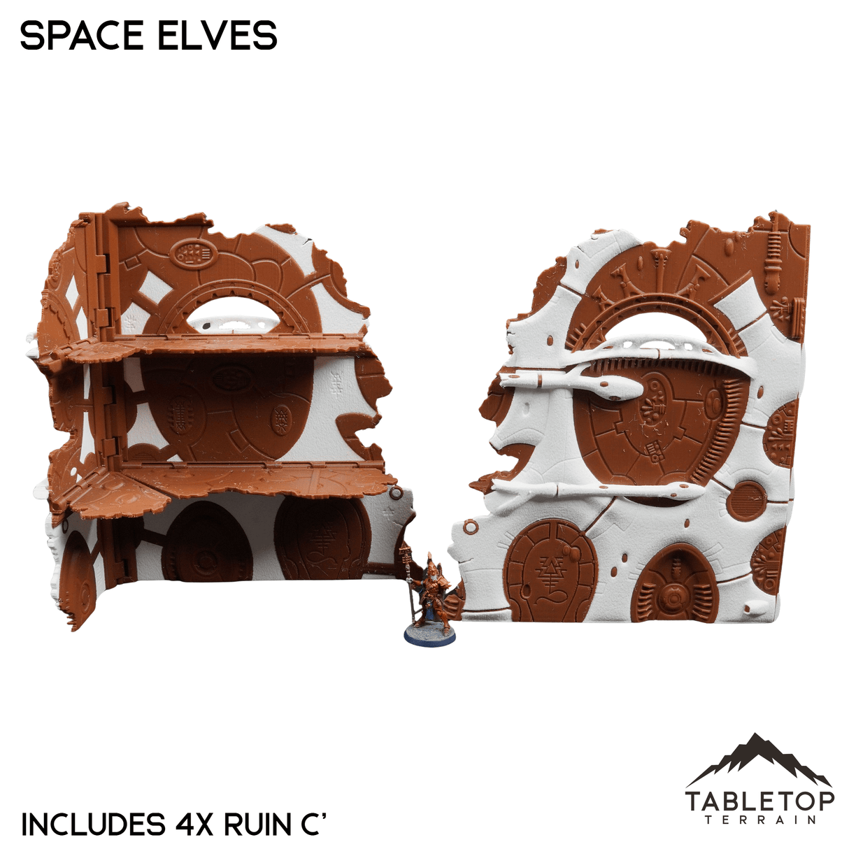 Tabletop Terrain Terrain Space Elves Foldable Multicolor 10e Tournament Terrain