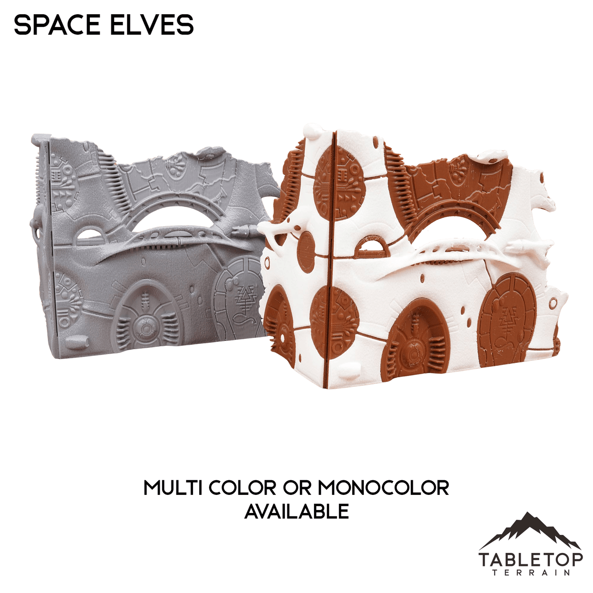 Tabletop Terrain Terrain Space Elves Foldable Multicolor 10e Tournament Terrain