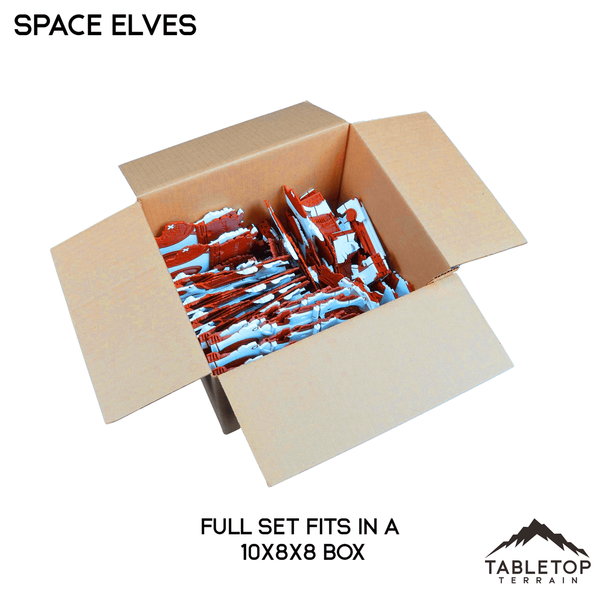 Tabletop Terrain Terrain Space Elves Foldable Multicolor 10e Tournament Terrain