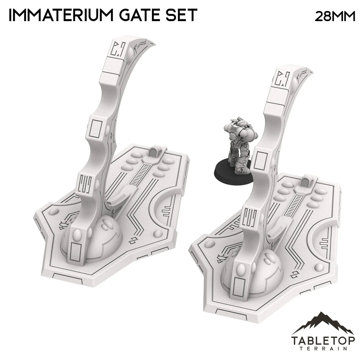 Tabletop Terrain Terrain Space Elves Immaterium Gate Set