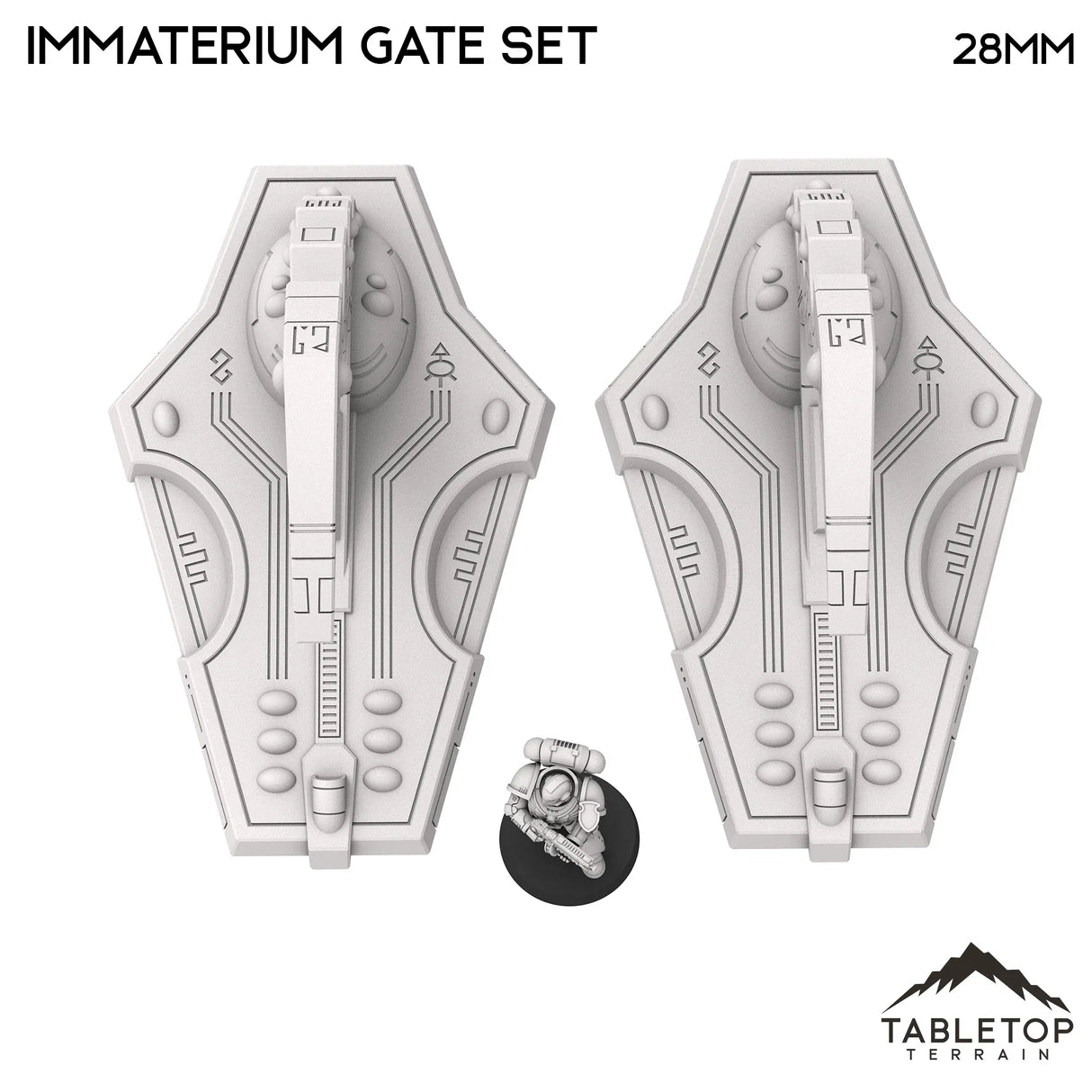 Tabletop Terrain Terrain Space Elves Immaterium Gate Set