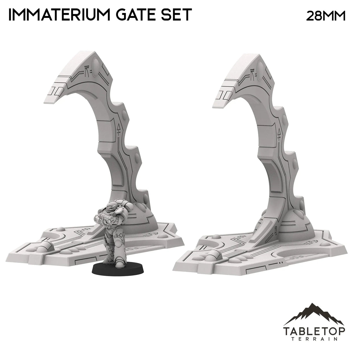 Tabletop Terrain Terrain Space Elves Immaterium Gate Set