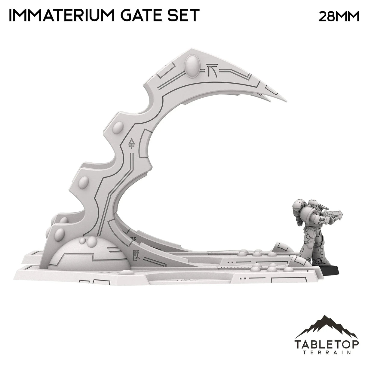 Tabletop Terrain Terrain Space Elves Immaterium Gate Set