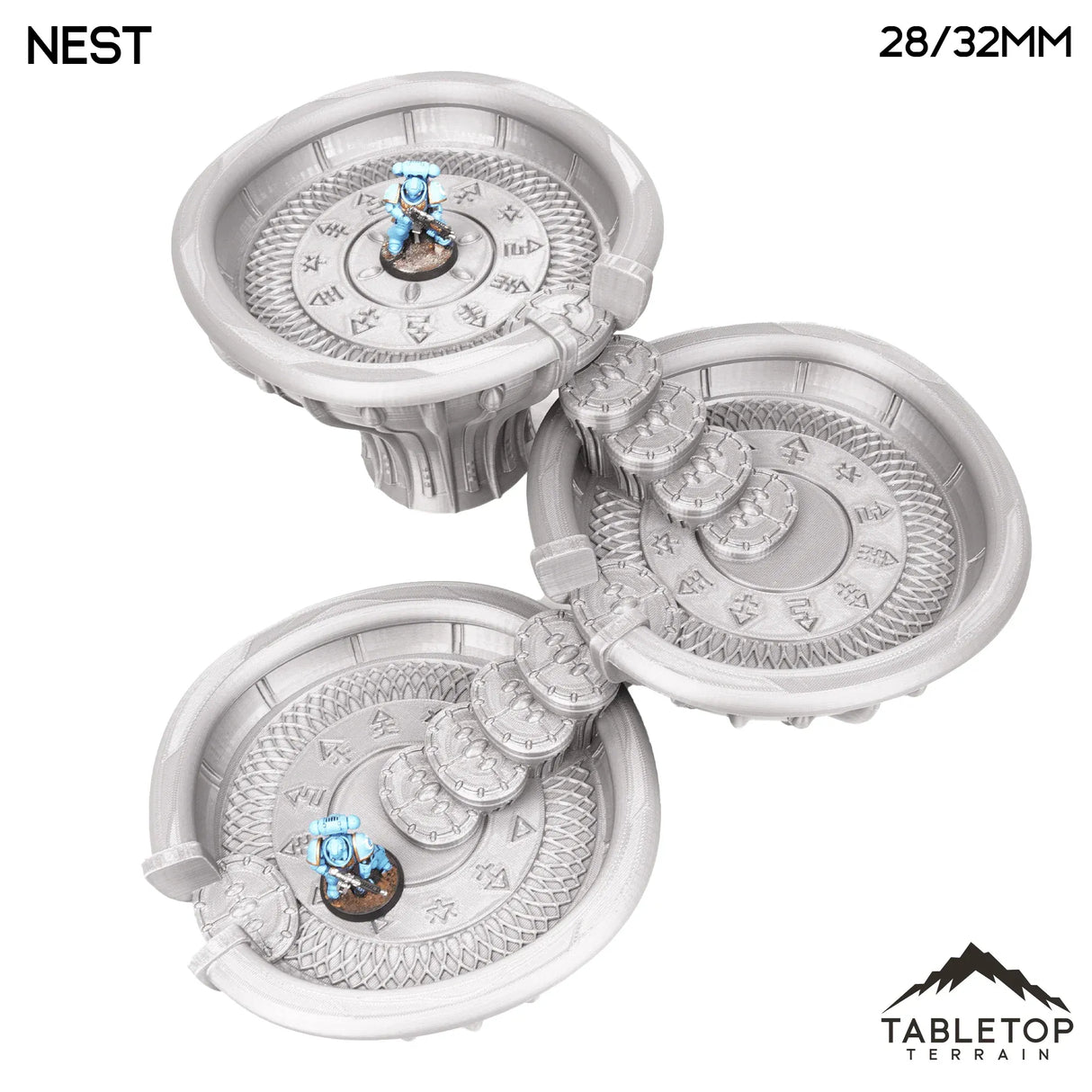 Tabletop Terrain Terrain Space Elves Nest - Zanat, The Abandoned World-Ship