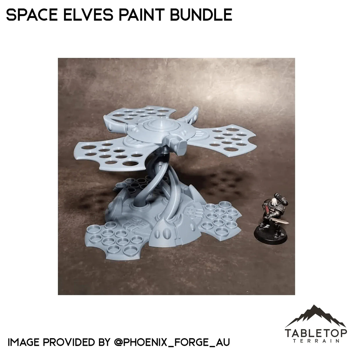 Tabletop Terrain Terrain Space Elves Paint Bundle - Pot and Brush Holders