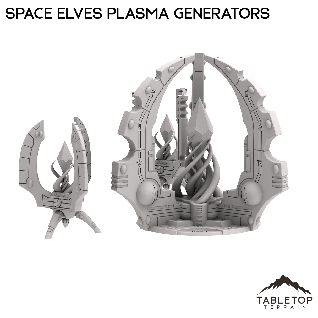 Tabletop Terrain Terrain Space Elves Plasma Generators