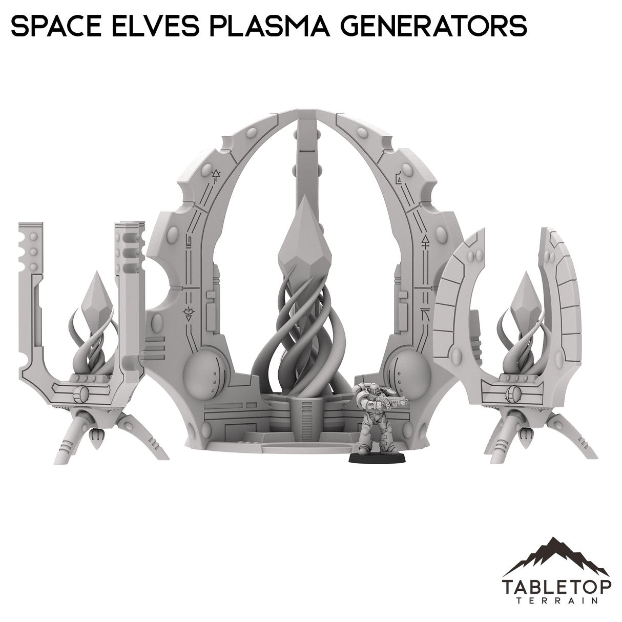 Tabletop Terrain Terrain Space Elves Plasma Generators