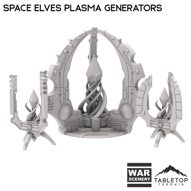 Tabletop Terrain Terrain Space Elves Plasma Generators