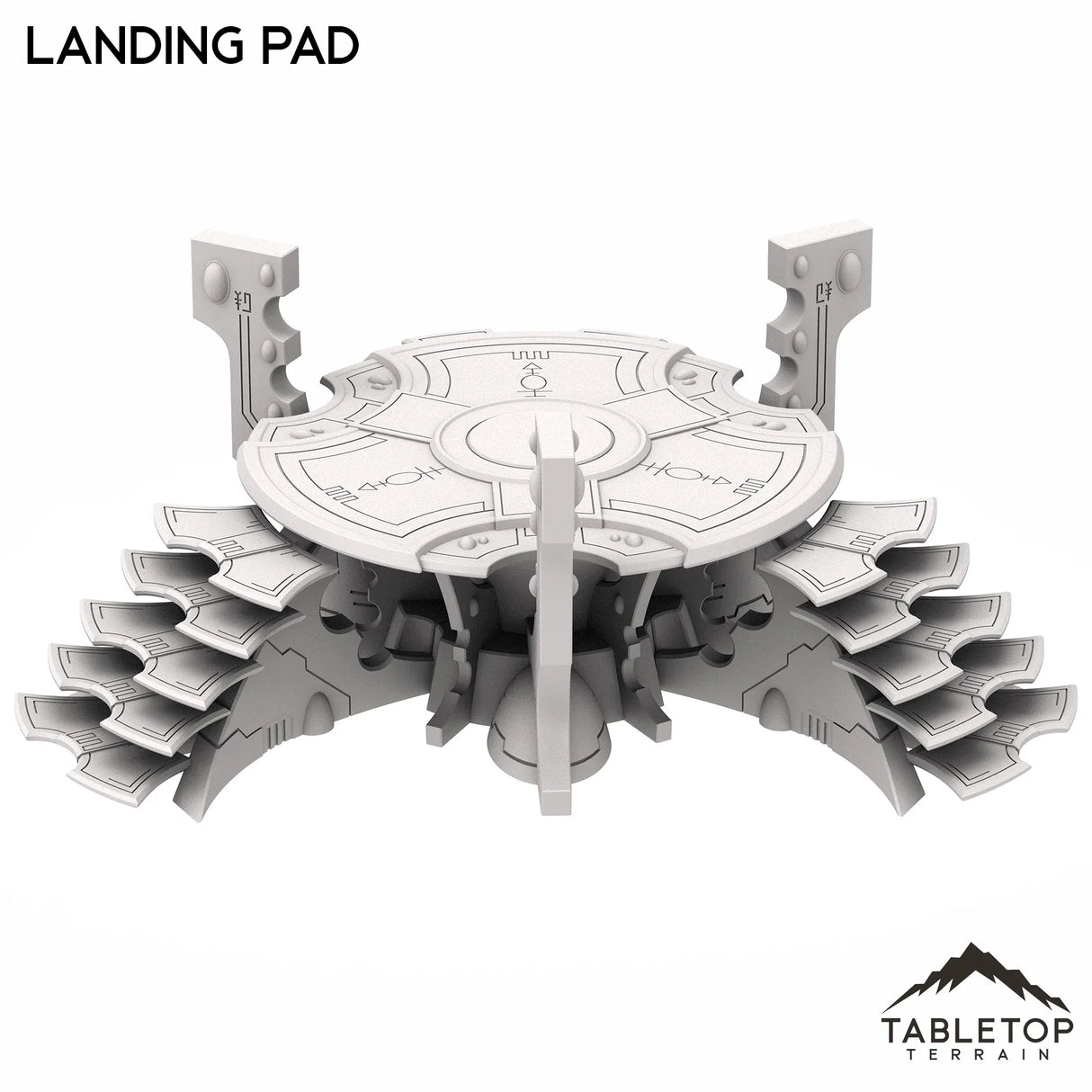 Tabletop Terrain Terrain Space Elves Staircase Landing Pad