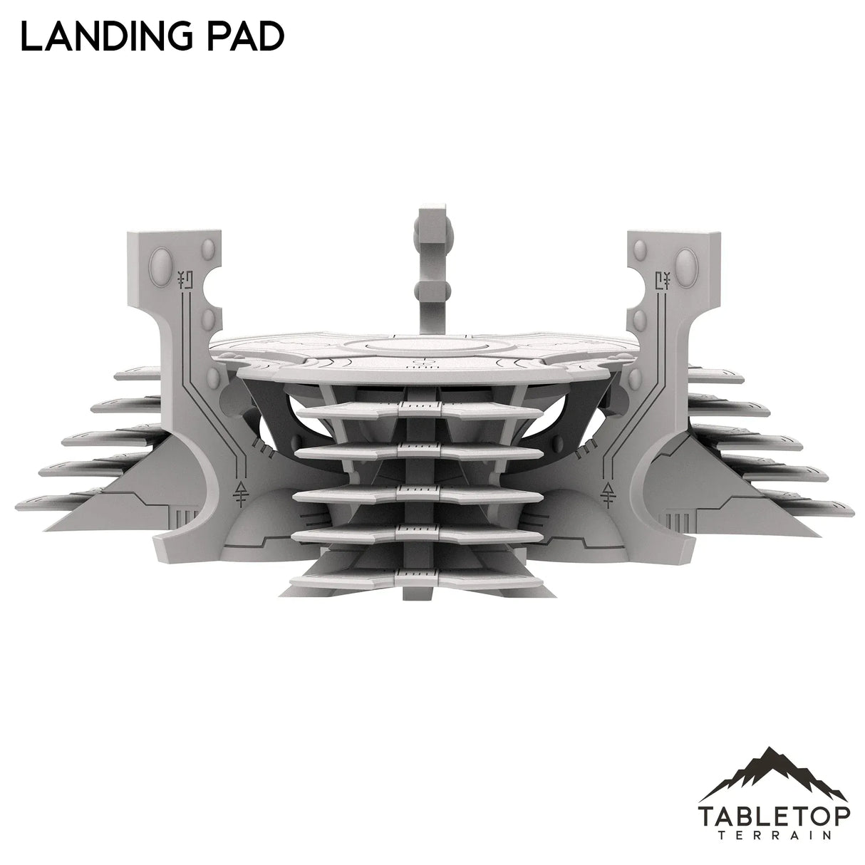 Tabletop Terrain Terrain Space Elves Staircase Landing Pad