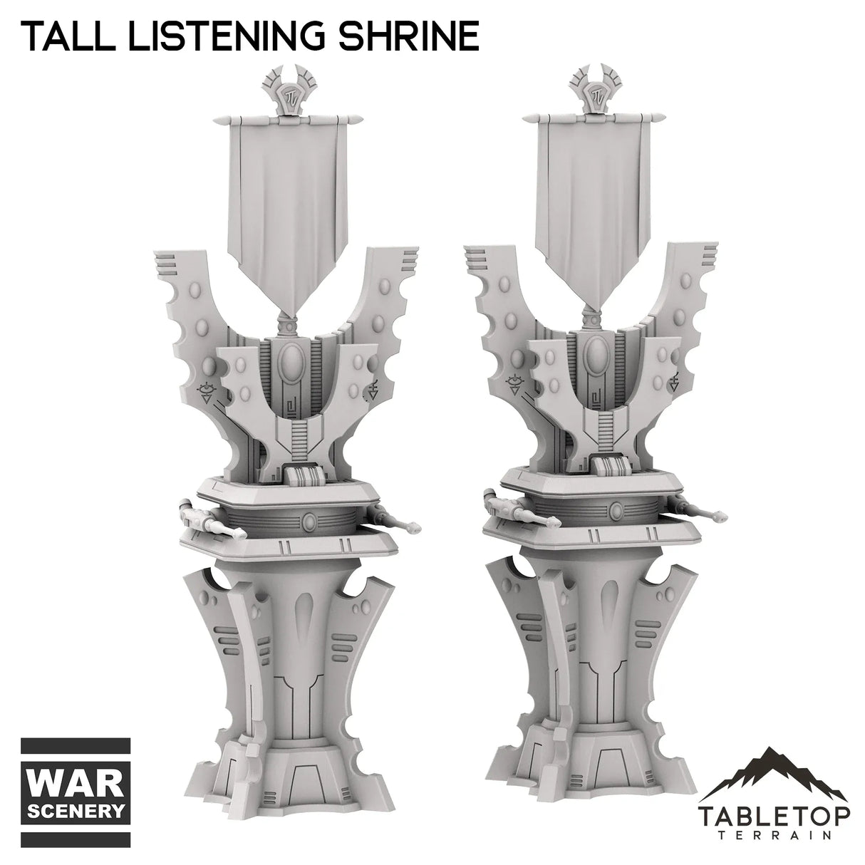 Tabletop Terrain Terrain Space Elves Tall Listening Shrine Set