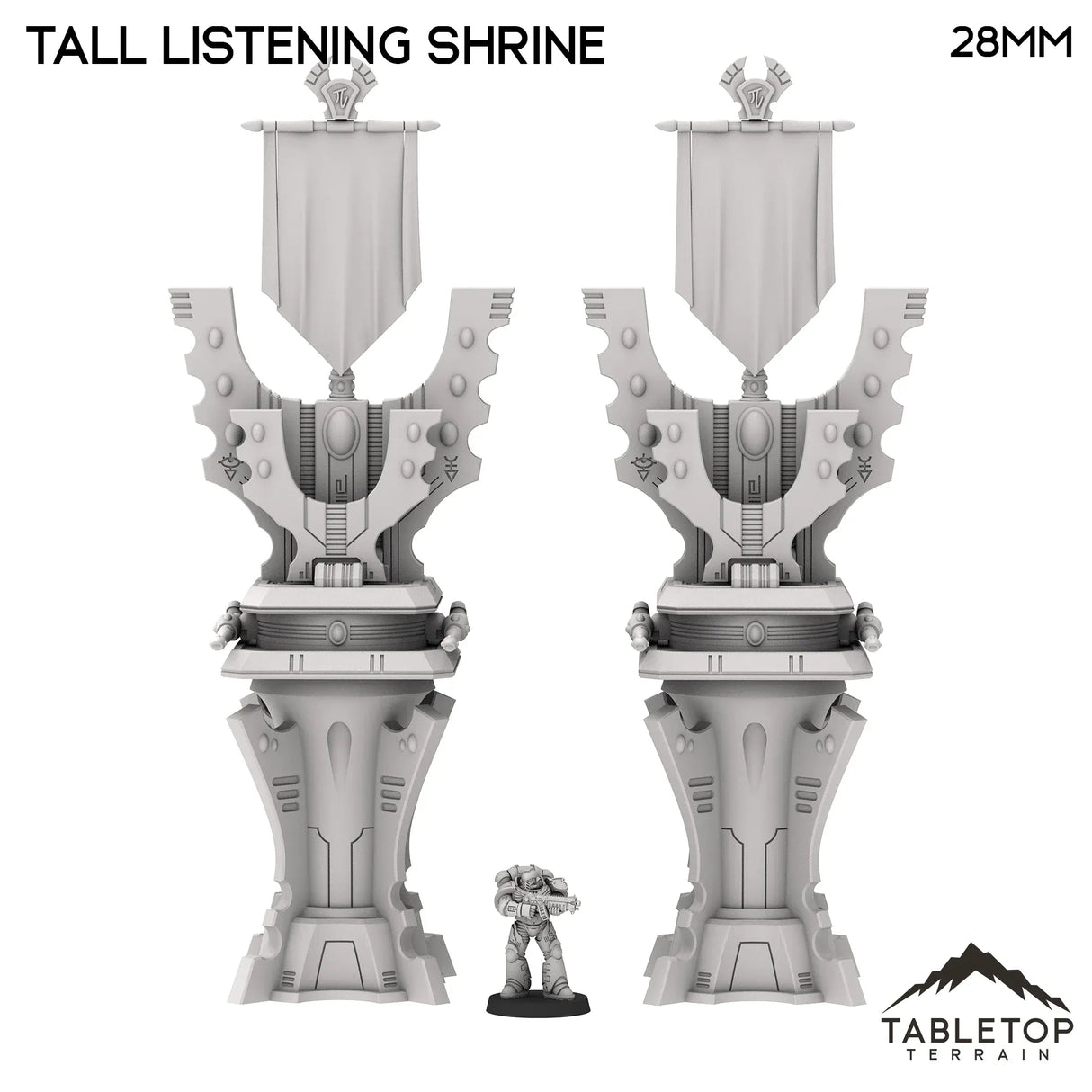 Tabletop Terrain Terrain Space Elves Tall Listening Shrine Set