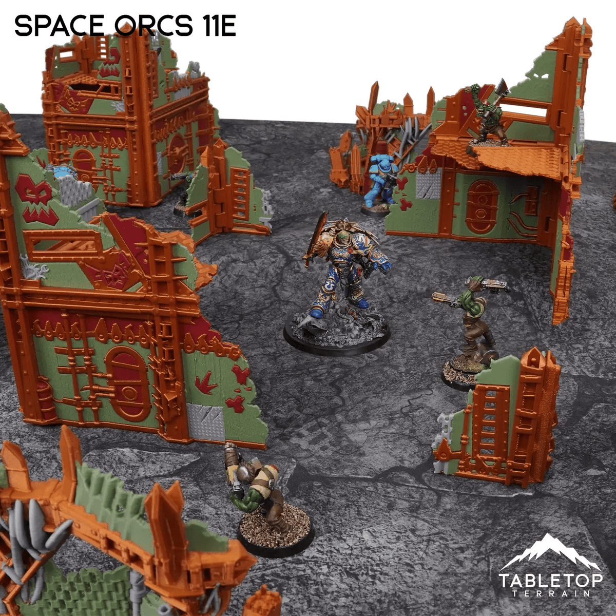 Tabletop Terrain Terrain Space Orcs 11e Foldable Tournament Terrain