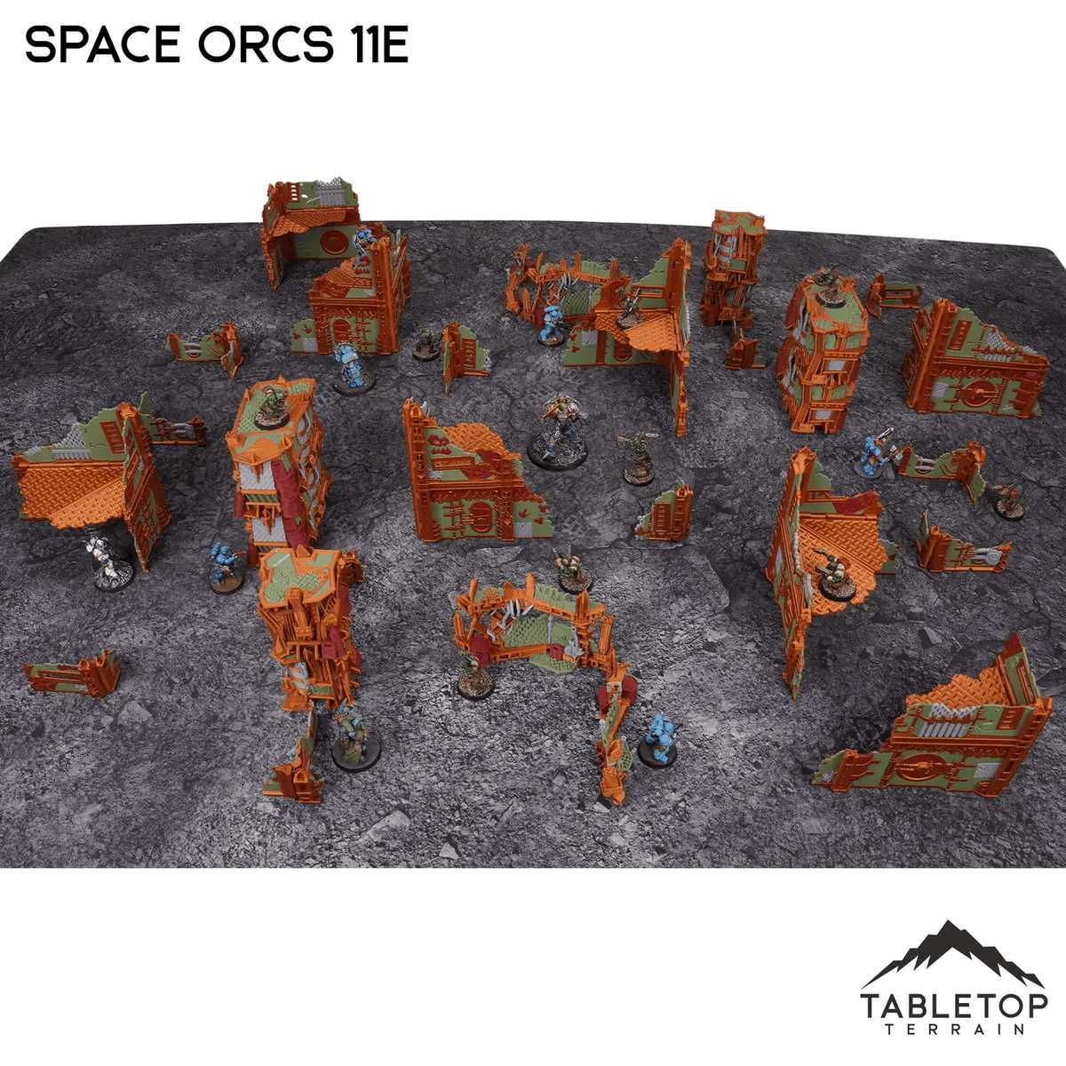 Tabletop Terrain Terrain Space Orcs 11e Foldable Tournament Terrain
